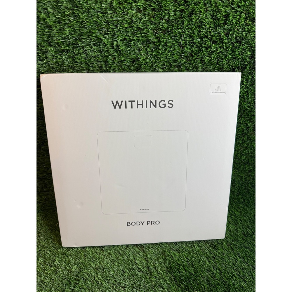Withings Body Pro Smart Scale White Cellular LTE Wi-Fi Bluetooth BMI WBS09 NEW